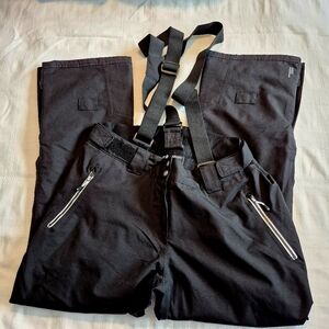 DARE 2B women’s size 10 black Ski Salopettes Waterproof Snow Pants EUC